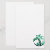 Papeterie Banane plante feuille verte (Devant / Derrière)