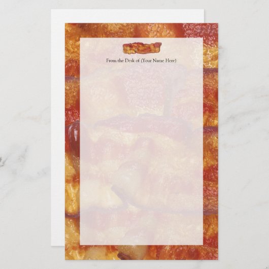 Papeterie Bande de bacon frite (Devant / Derrière)