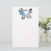 Papeterie Bande dessinée classique de danseurs de swing de (Debout devant)