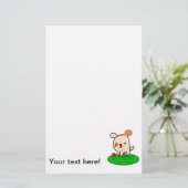 Papeterie Bande dessinée mignonne de chiot (Debout devant)