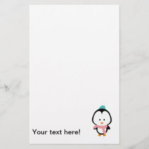 Papeterie Bande dessinée mignonne de pingouin