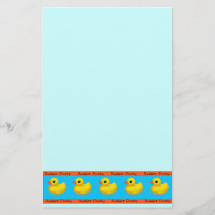 Papeterie Bande Ducky en caoutchouc Feuilles fixes
