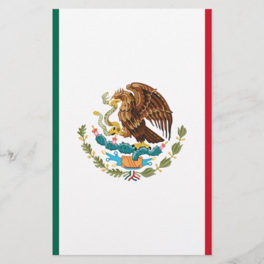 Papeterie Bandera de México - Drapeau du Mexique - Drapeau d (Devant)