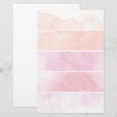 Papeterie bannières aquarelle arrière - plan pour votre conc (Devant / Derrière)