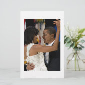 Papeterie Barack et Michelle Obama (Debout devant)