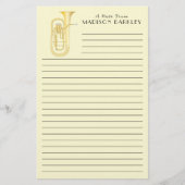 Papeterie Baritone Musicien enseignant (Devant)