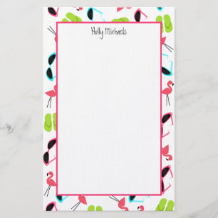 Papeterie Bascules électroniques de Flamants roses et