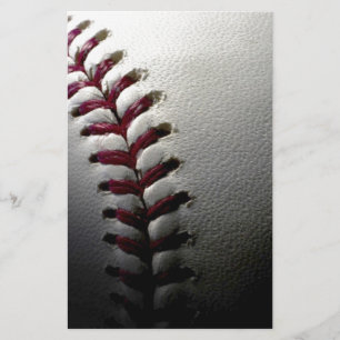 Papeterie Baseball en gros plan