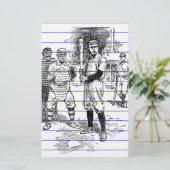 Papeterie Baseball : Joueurs (Debout devant)