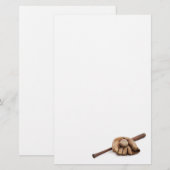 Papeterie Baseball vintage (Devant / Derrière)