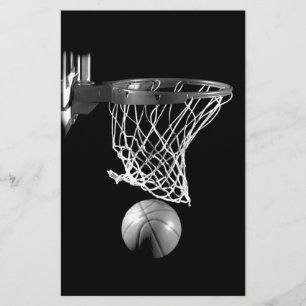 Papeterie Basket-ball noir et blanc