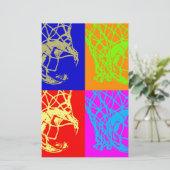 Papeterie Basket-ball Pop Art (Debout devant)