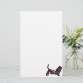 Papeterie Basset Hound BFF (Debout devant)