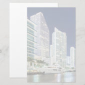 Papeterie Bâtiment le long de la promenade de Miami River (Devant / Derrière)