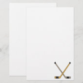 Papeterie Bâtons de hockey (Devant / Derrière)