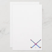 Papeterie Bâtons de hockey de champ (Devant / Derrière)