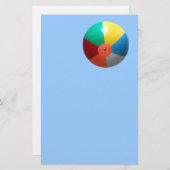 Papeterie Beach Ball in the Sky Stationery (Devant / Derrière)