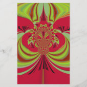 Papeterie Beau design jaune rouge. Code vecteur d'inspiratio (Devant)