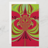 Papeterie Beau design jaune rouge. Code vecteur d'inspiratio (Devant / Derrière)