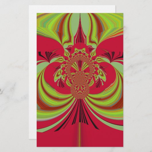 Papeterie Beau design jaune rouge. Code vecteur d'inspiratio (Devant / Derrière)