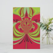 Papeterie Beau design jaune rouge. Code vecteur d'inspiratio (Debout devant)