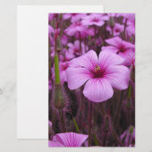 Papeterie Beau floral (Devant / Derrière)