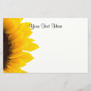 Papeterie Beau Modèle de tournesol