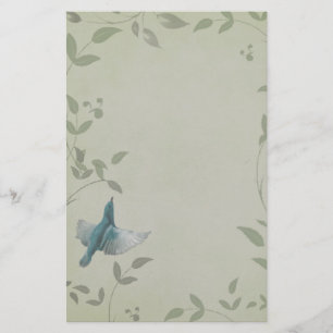 Papeterie Beau Oiseau Bleu