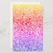 Papeterie Beau papier à lettres d'impression florale (Devant / Derrière)