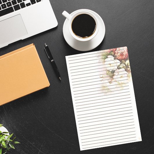 Papeterie Beau papier à papier à papier à lettres Rose