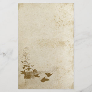 Papeterie Beau papier à papier à papier pour oiseaux anciens