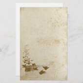 Papeterie Beau papier à papier à papier pour oiseaux anciens (Devant / Derrière)