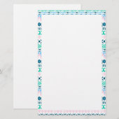 Papeterie Beau pastel motif (Devant / Derrière)