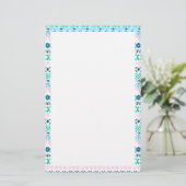 Papeterie Beau pastel motif (Debout devant)