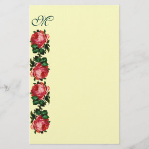 Papeterie BEAU ROSE ROSE ROSE MONOGRAM, Crème