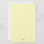 Papeterie Beau tournesol (Dos)