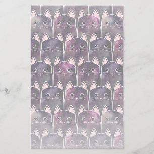 Papeterie Beaucoup de Motif de chats galaxy