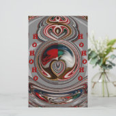 Papeterie Beaux Coeurs de Noël Fêtes Couleurs de saison (Debout devant)