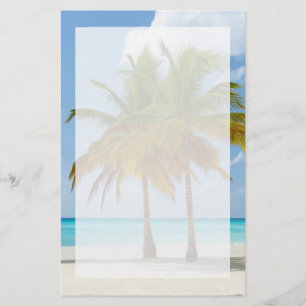 Papeterie Beaux palmiers sur une plage tropicale