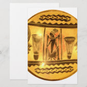 Papeterie Beaux tambours Extraordinaires rouges rouges d'Afr (Devant / Derrière)