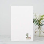 Papeterie bébé alligator mignon qui éclot (Debout devant)