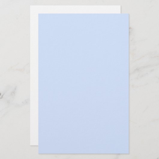 Papeterie Bébé clair bleu (Devant / Derrière)