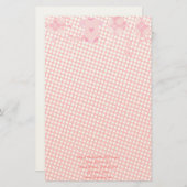 Papeterie Bébé Coeur Jacquard de bétail sur des points minus (Devant / Derrière)