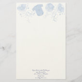 Papeterie Bébé Coeur Jacquard de bétail sur le rose (Devant)