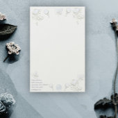 Papeterie Bébé Coeur Rattle Pale Bébé teint bleu