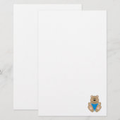 Papeterie Bébé Cutelyn Garçon ours (Devant / Derrière)