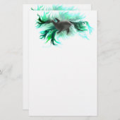 Papeterie Bébé dauphin (Devant / Derrière)