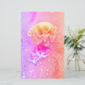 Papeterie BÉBÉ FAIRY AVEC POIDS PURPLE ROSE PARKLES Imaginai (Debout devant)