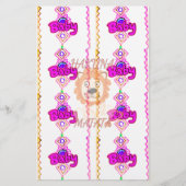 Papeterie Bébé Lion Cub Hakuna Matata graphisme design (Devant)