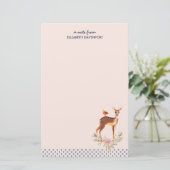 Papeterie Belle Doe Brown avec points blancs (Debout devant)